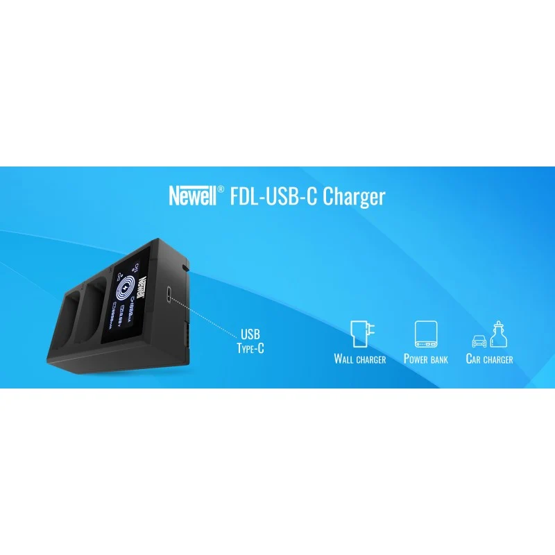 Newell Punjač Dual FDL-USB-C za Fuji NP-W235