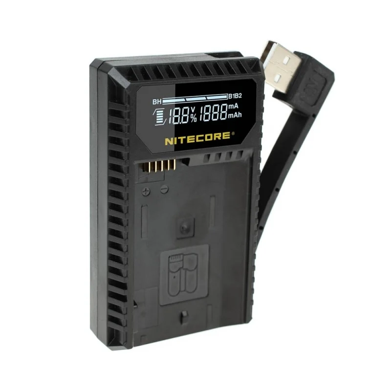 Nitecore Punjač USB UNK1 Dvostrani putni (Nikon EN-EL14A/EN-EL15)