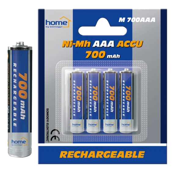 home Baterija punjiva AAA, 700mAh, blister 4 kom - M 700AAA