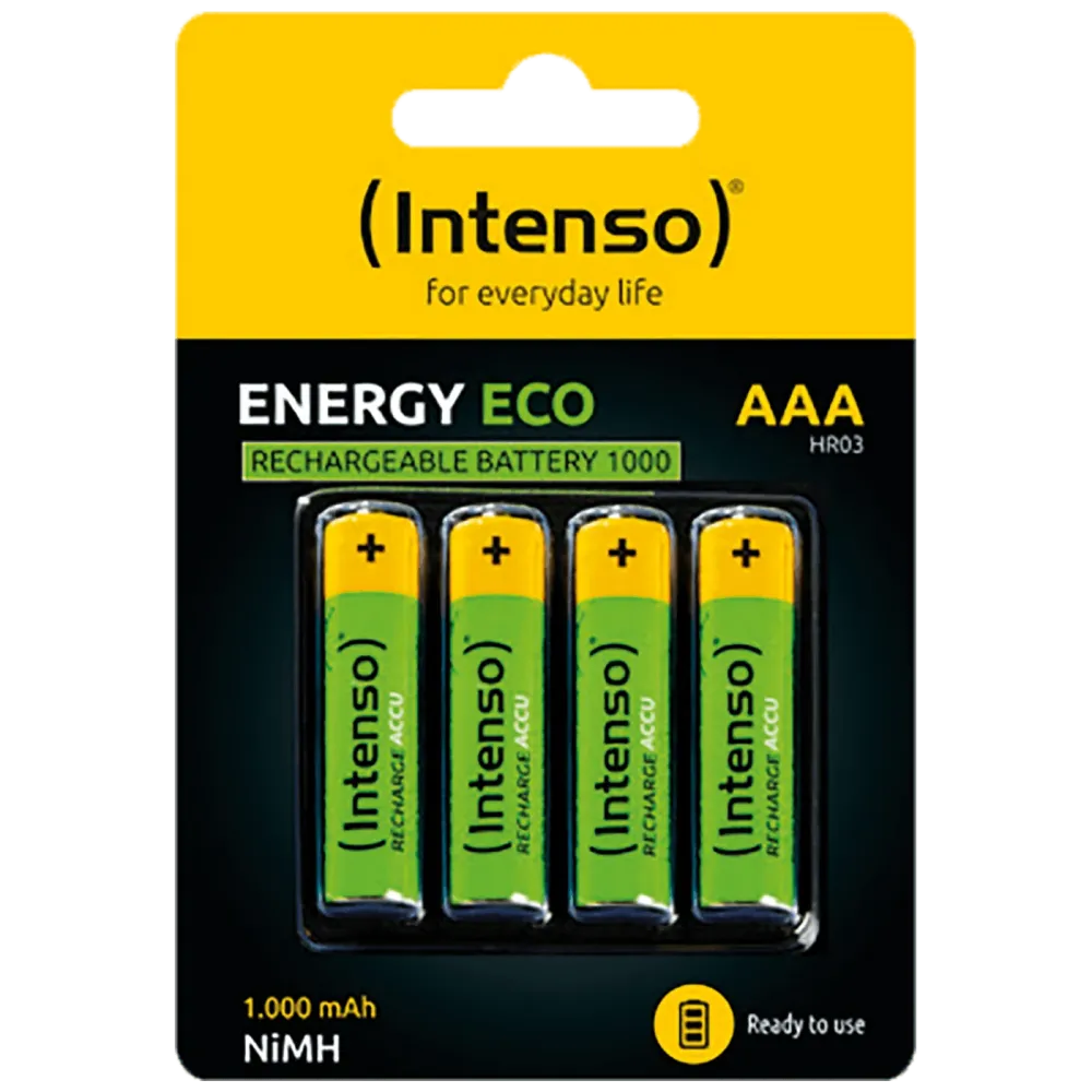 (Intenso) Baterija punjiva AAA / HR03, 1000 mAh, blister 4 kom - AAA / HR03/1000