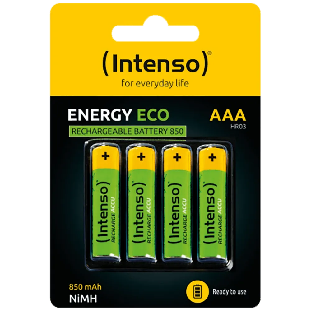 (Intenso) Baterija punjiva AAA / HR03, 850 mAh, blister 4 kom - AAA / HR03/850