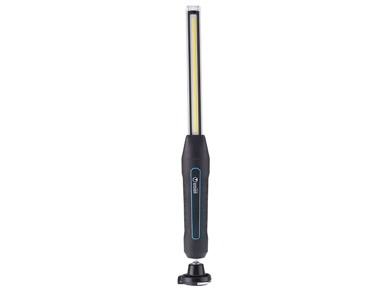Ultratanka punjiva radna svjetiljka, COB LED 10W 800 lm + LED 3W 200 lm, IK08, IP67, s magnetom
