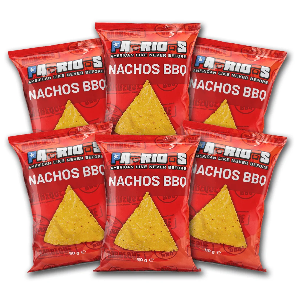 6x Patriots Nachos BBQ, nachosi s roštilja od 50g