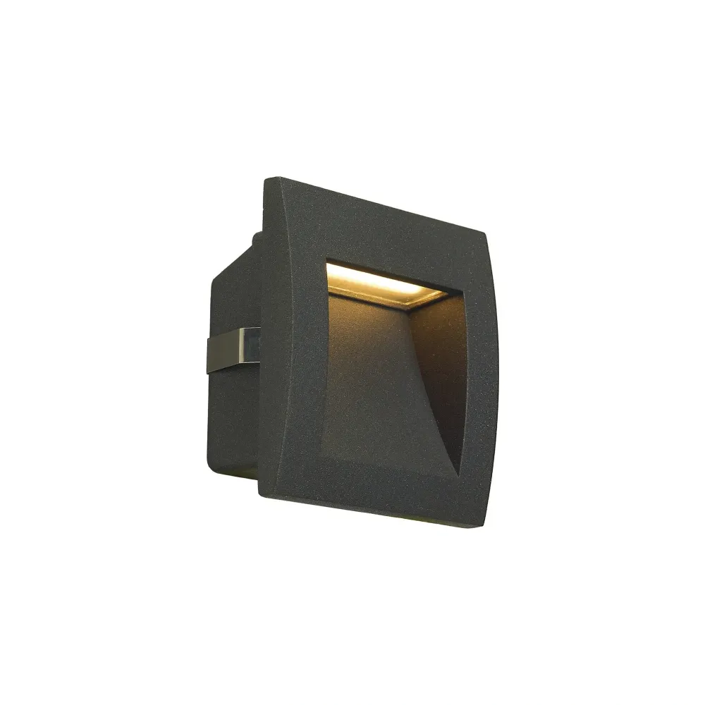 LED zidna svjetiljka DOWNUNDER OUT S, ugradbena, antracit, 1.7W, 3000K, IP55