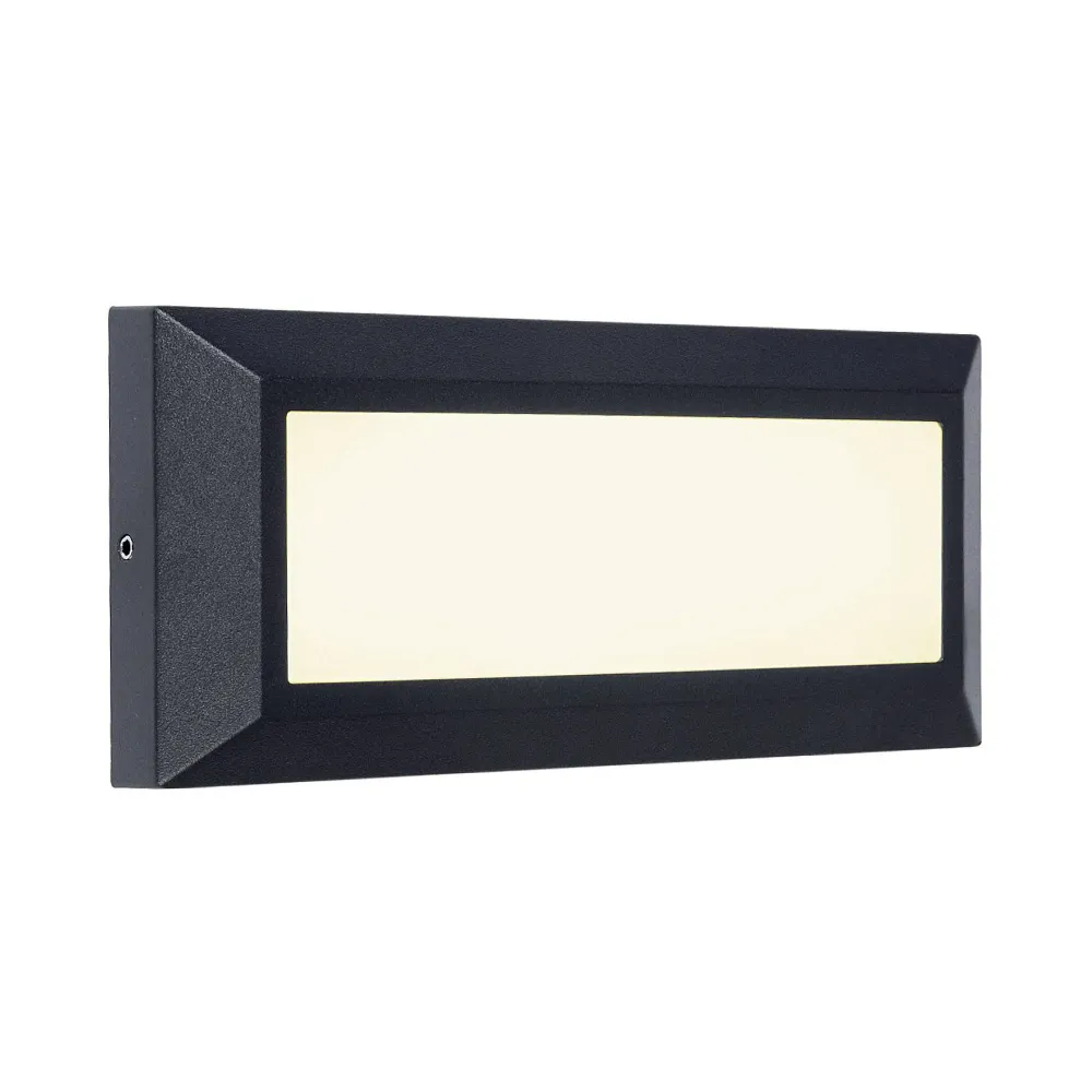 LED zidna svjetiljka HELENA, mat crna, 11W, 3000K, IP54