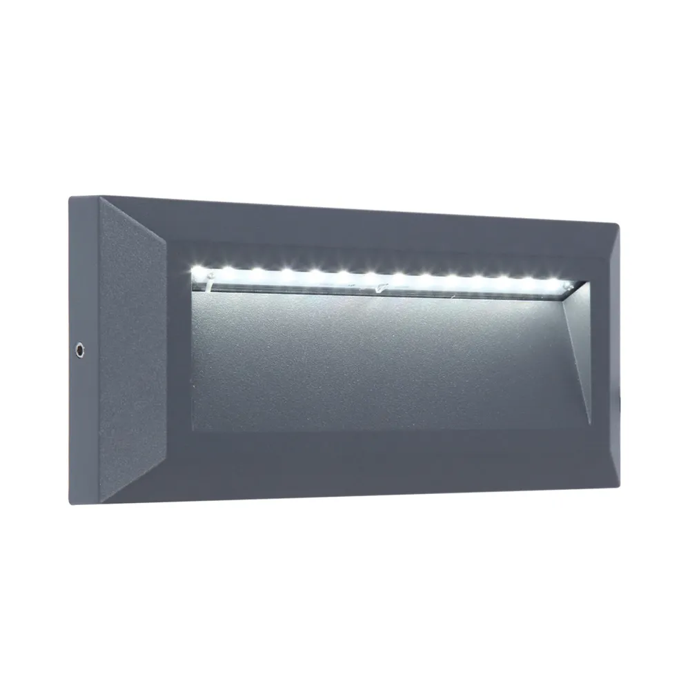 LED zidna svjetiljka HELENA, tamno siva, 14W, 4000K, IP54