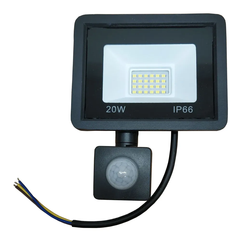 Reflektor LED SMD sensor 20W 6500K IP65