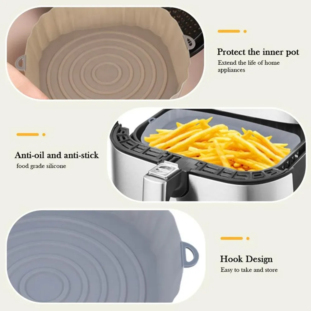 Silikonska Posuda za Air Fryer set 2 kom