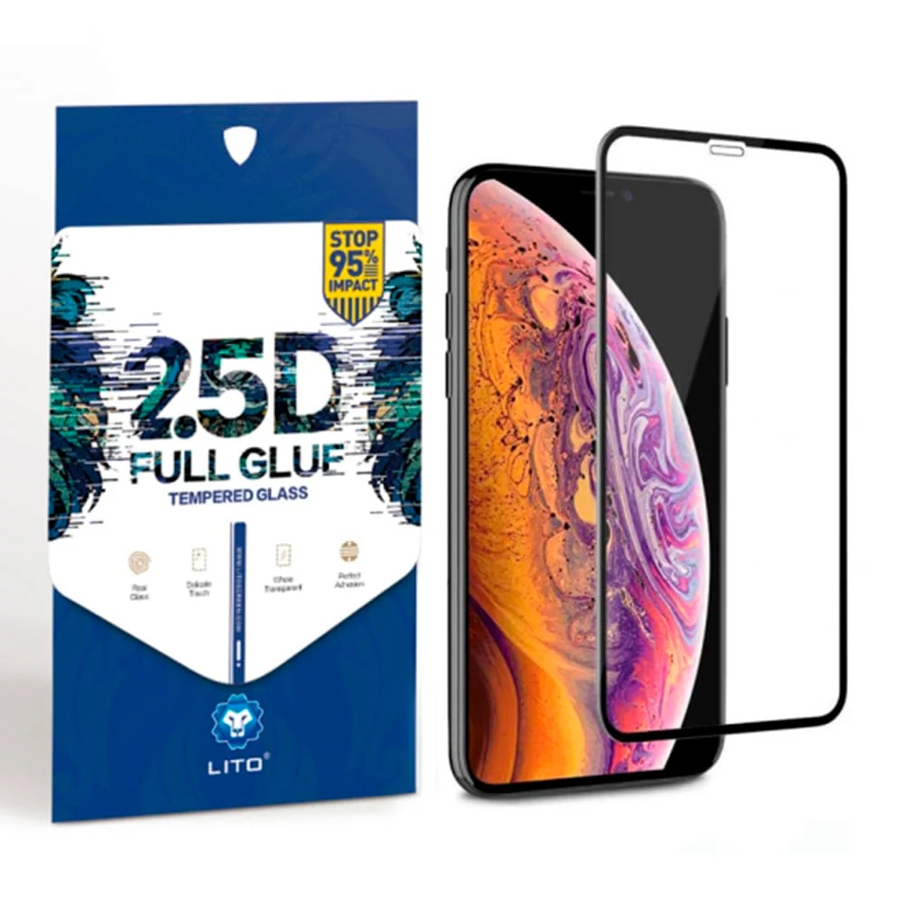 LITO 2.5D FullGlue staklo za Xiaomi Redmi 10C crno