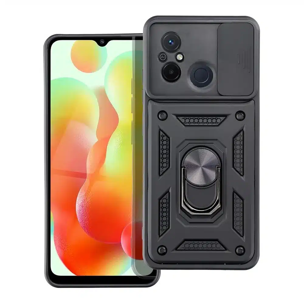 SLIDE ARMOR maska za XIAOMI Redmi 12C crna