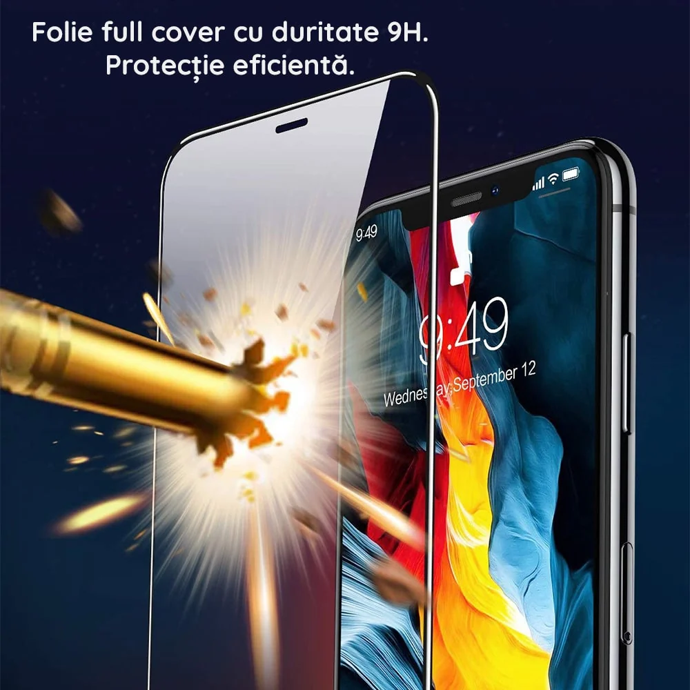 Techsuit – 111D Full Cover / Full Glue Glass za Xiaomi Redmi 13C 4G / 13C 5G / Poco M6 / C65 crno