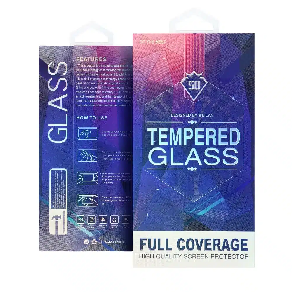 5D Full Glue Tempered Glass - za Xiaomi Redmi 14C crno
