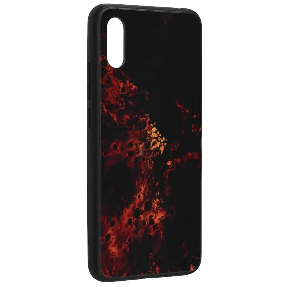 Techsuit Glaze maska za Xiaomi Redmi 9A Red Nebula