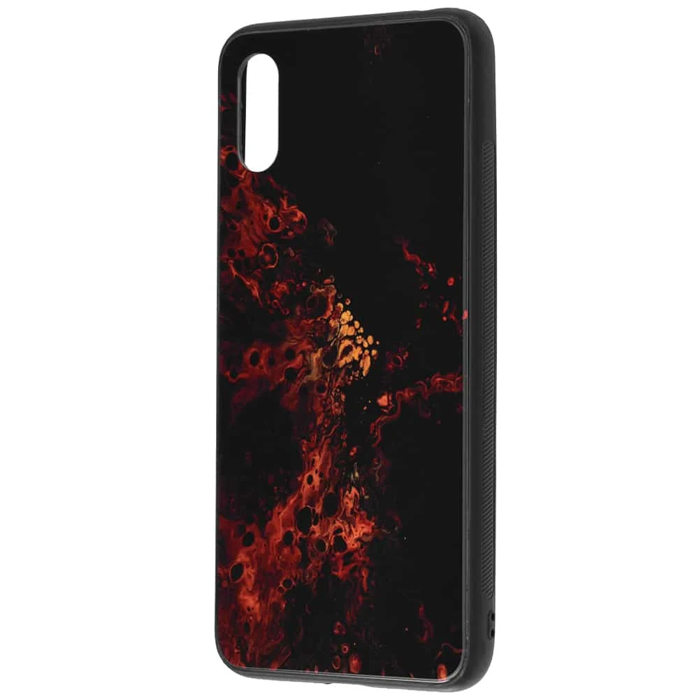 Techsuit Glaze maska za Xiaomi Redmi 9A Red Nebula