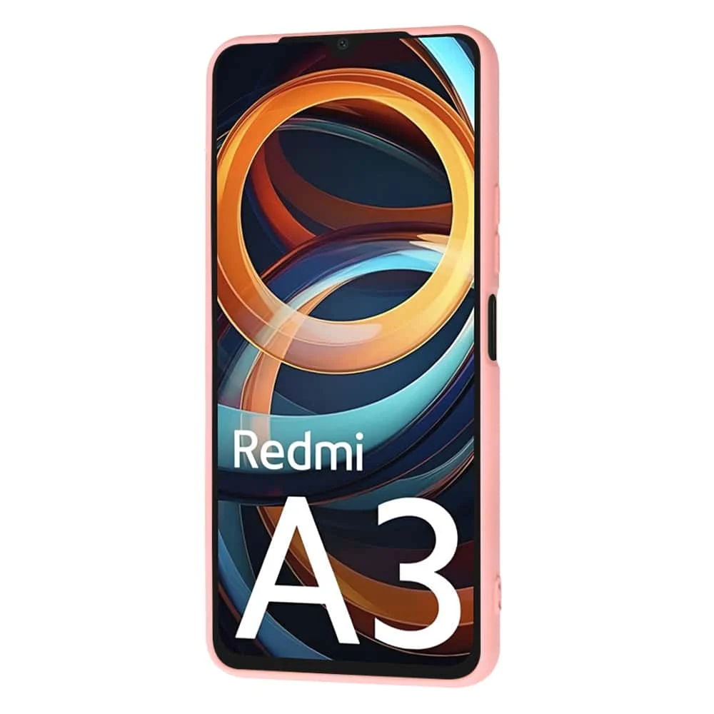 Techsuit SoftFlex silikonska maska za Xiaomi Redmi A3 – pink