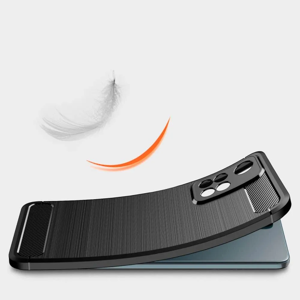 TECH-PROTECT TPUCARBON MASKA ZA XIAOMI REDMI NOTE 11 PRO+ PLUS 5G CRNA