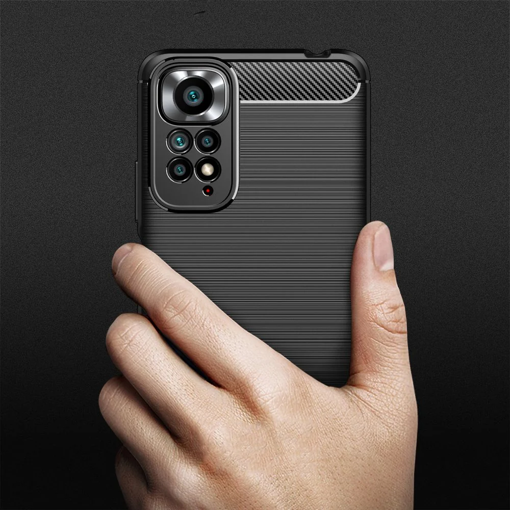 TECH-PROTECT TPUCARBON MASKA ZA XIAOMI REDMI NOTE 11 4G / 11S 4G