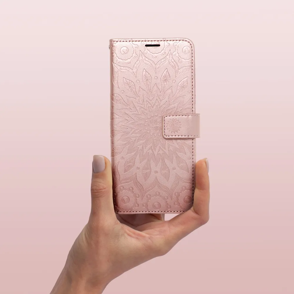 Forcell MEZZO Book torbica za XIAOMI Redmi NOTE 11 PRO / 11 PRO 5G / 12 PRO 4G / LTE mandala ružičasto zlatna