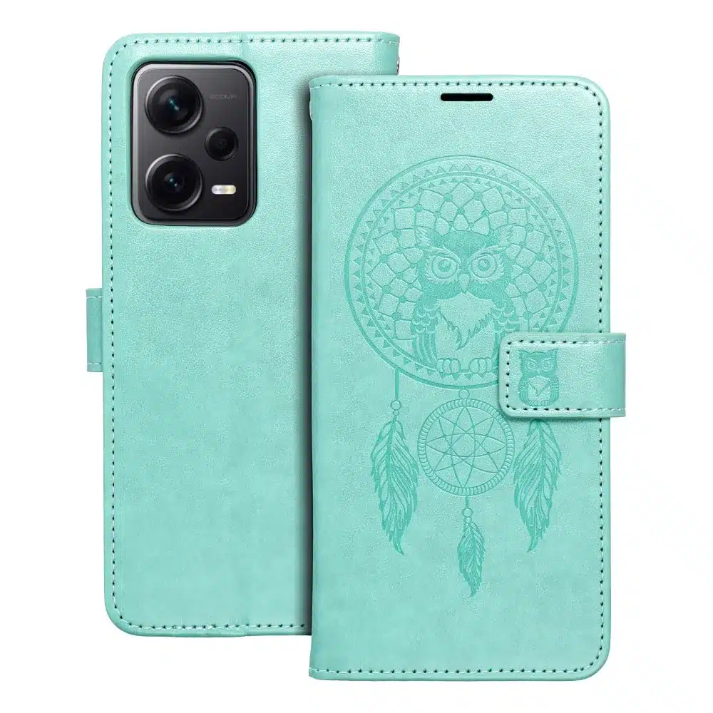 MEZZO Book case preklopna torbica za XIAOMI Redmi NOTE 12 PRO Plus 5G dreamcatcher green