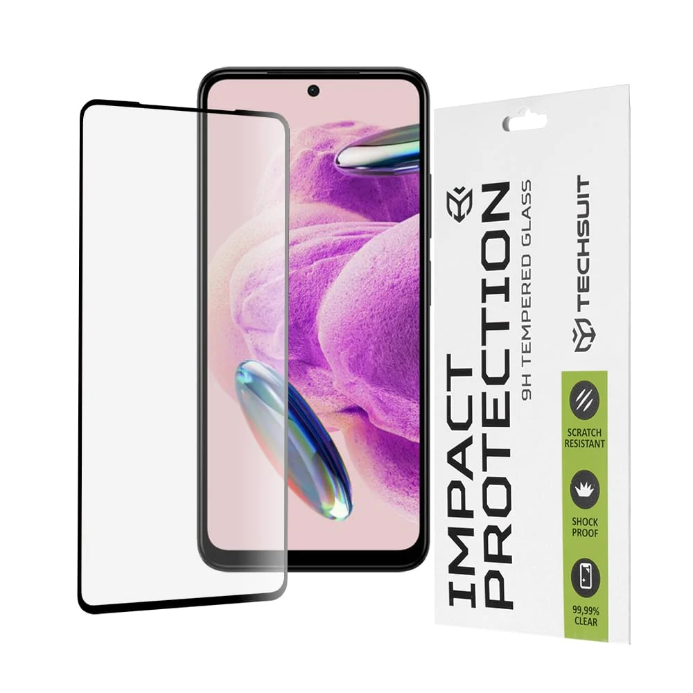 Techsuit – 111D Full Cover / Full Glue Glass za Xiaomi Redmi Note 12S