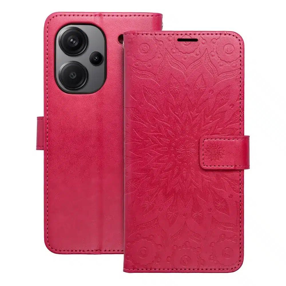 MEZZO Book case preklopna torbica za XIAOMI Redmi Note 13 Pro Plus 5G mandala magenta