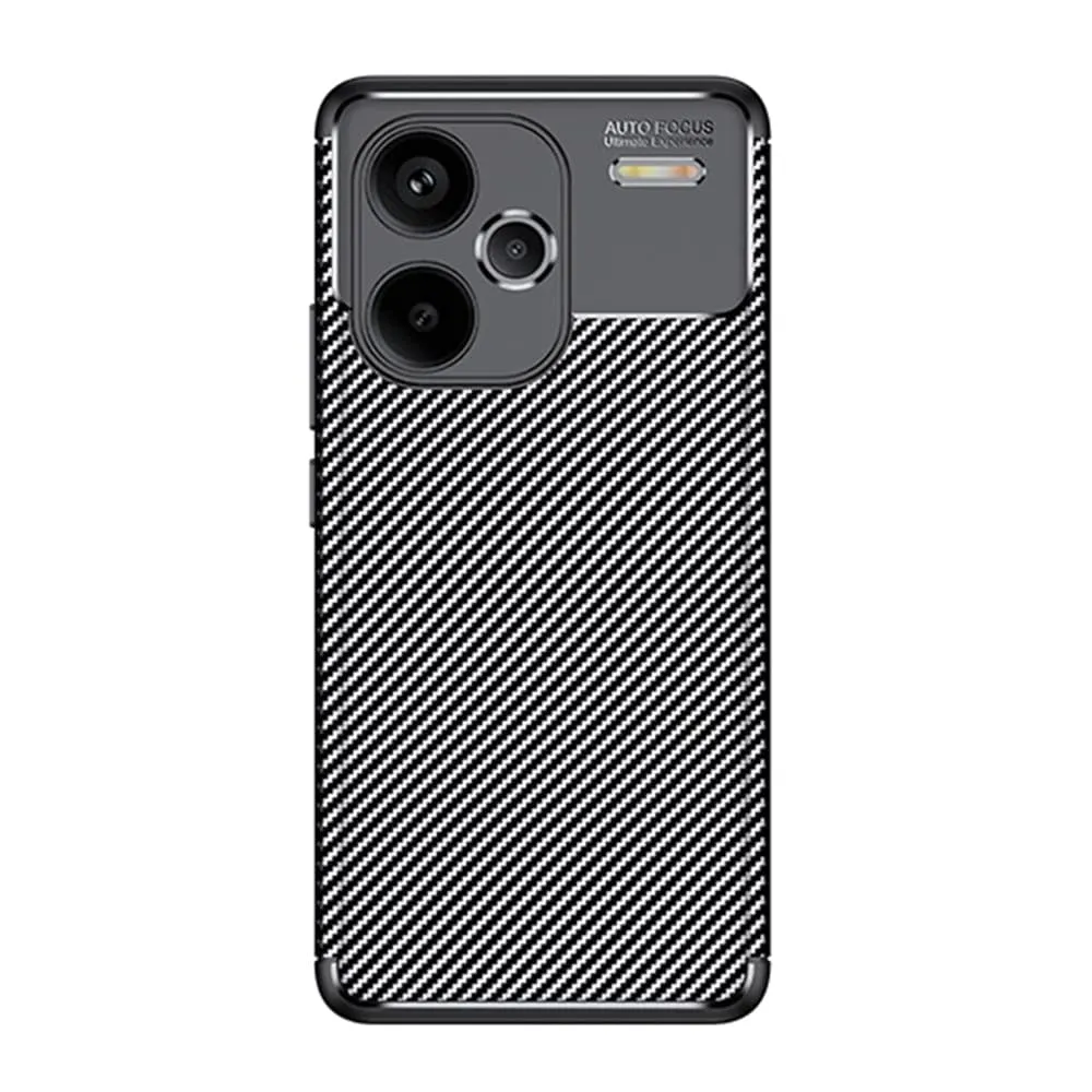 Techsuit – CarbonFiber maska za Xiaomi Redmi Note 13 Pro+ 5G – crna