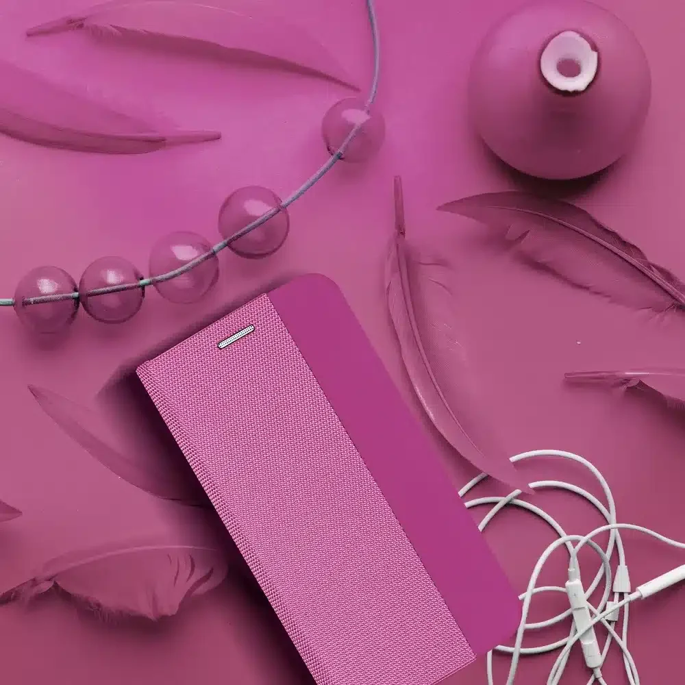 SENSITIVE Book preklopna maska za XIAOMI Redmi NOTE 14 PRO 5G / 14 PRO PLUS 5G – pink