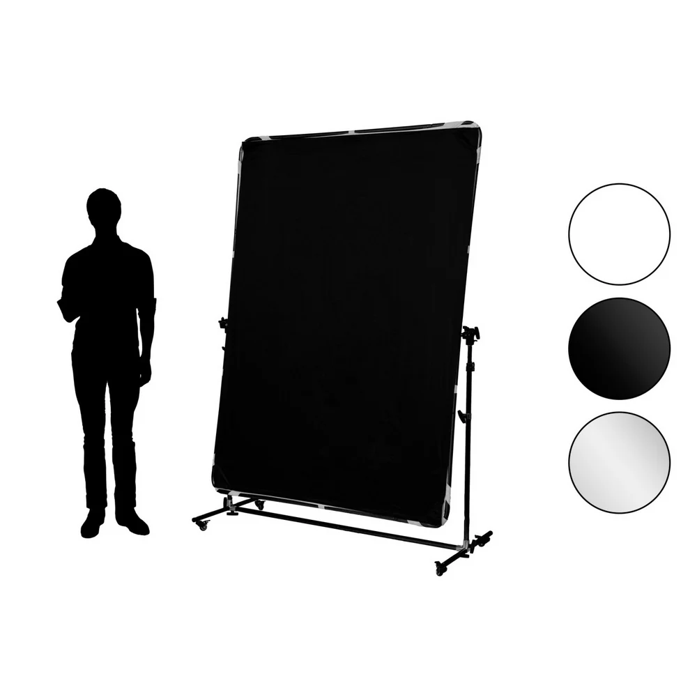 Fomei Mobilna refleksna ploha 150x200cm (bijela-difuzna,crna,srebrna)