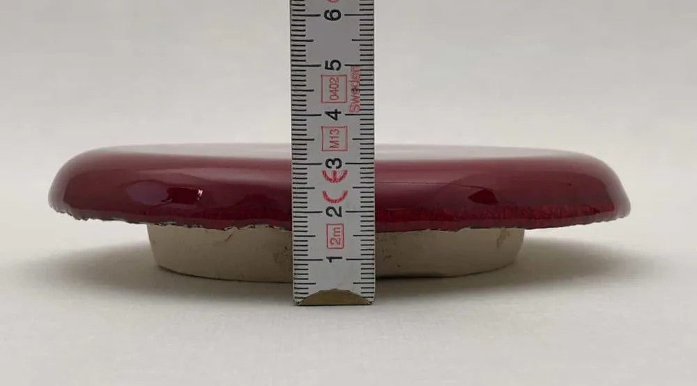 Čišćenje pločica maka crveni poklopac za čišćenje za popločanu peć oko 15 cm