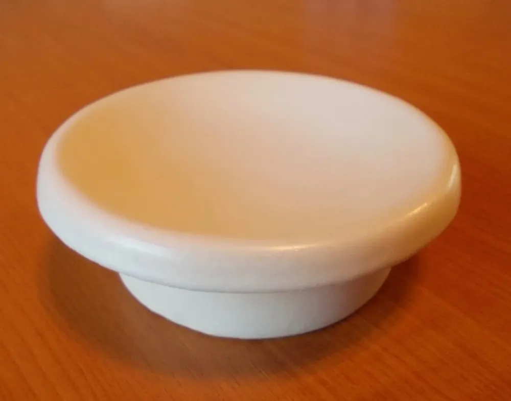 Putz Lid dvorac Dizajn pločica Dizajn dagnji bijela oko 13 cm