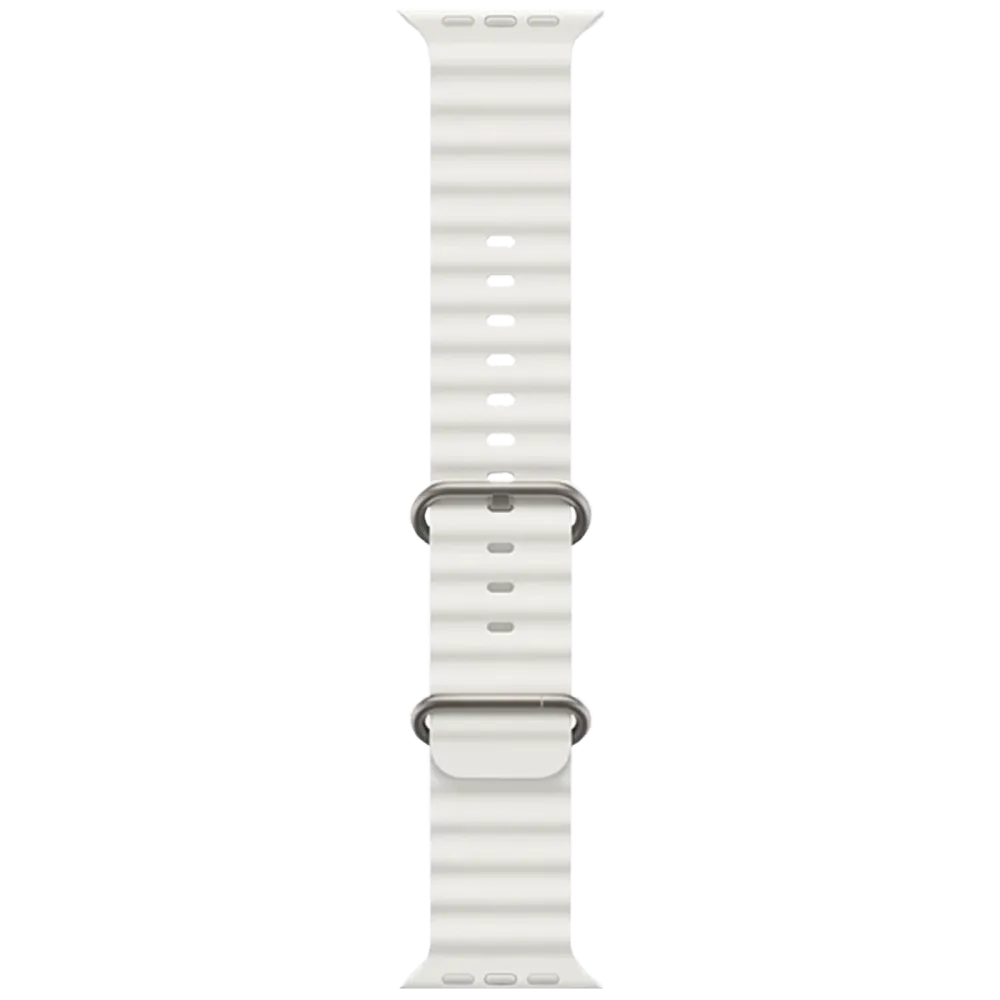 hoco. Silikonski remen za iWatch, 42/44/45/49mm, bijela - iWatch WA12 White