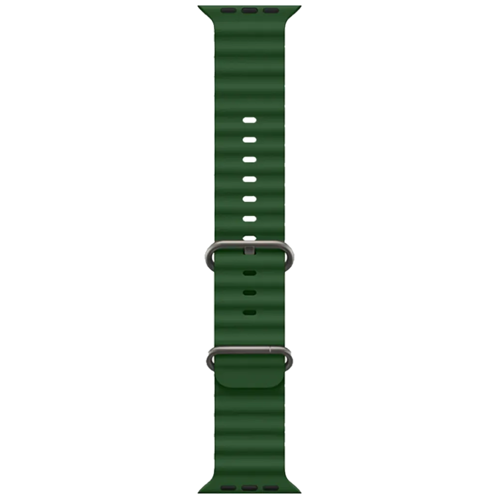 hoco. Silikonski remen za iWatch, 42/44/45/49mm, zelena - iWatch WA12 Alfa