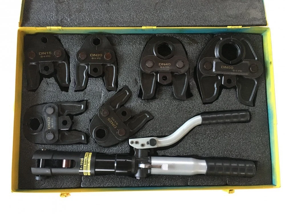 Hydraulische Crimpzange für Edelstahlrohr/Edelstahlhülsen DN15-DN50, 6.5T (F-1550)
