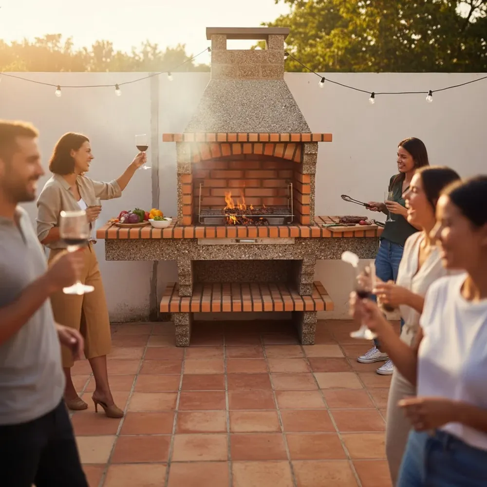 Fiksni barbecue u kompletu AV1000F