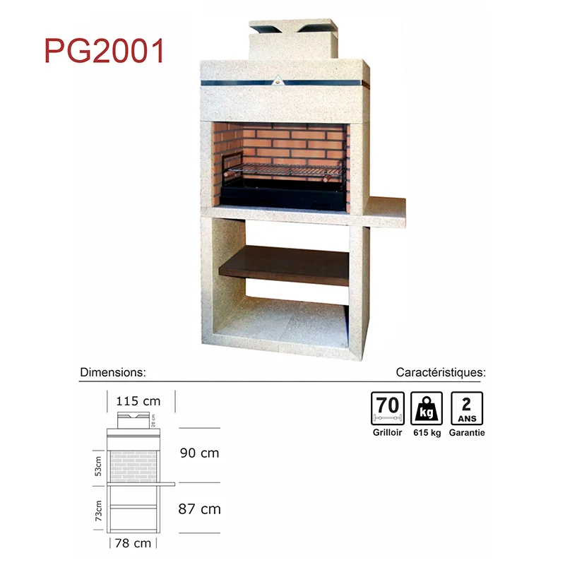 Suvremeni roštilj PG2001M