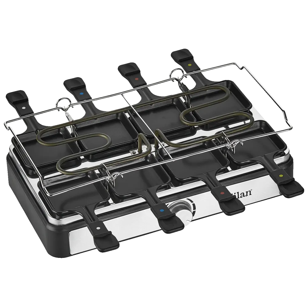 Zilan Električni Roštilj / Raclette / Fondue od sira, 3u1, 1400W - ZLN8856