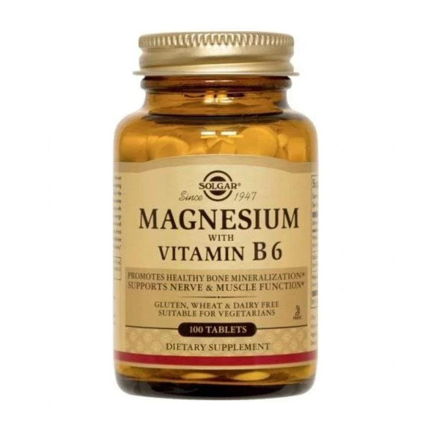 Magnezij s vitaminom B6 Solgar 100 tableta