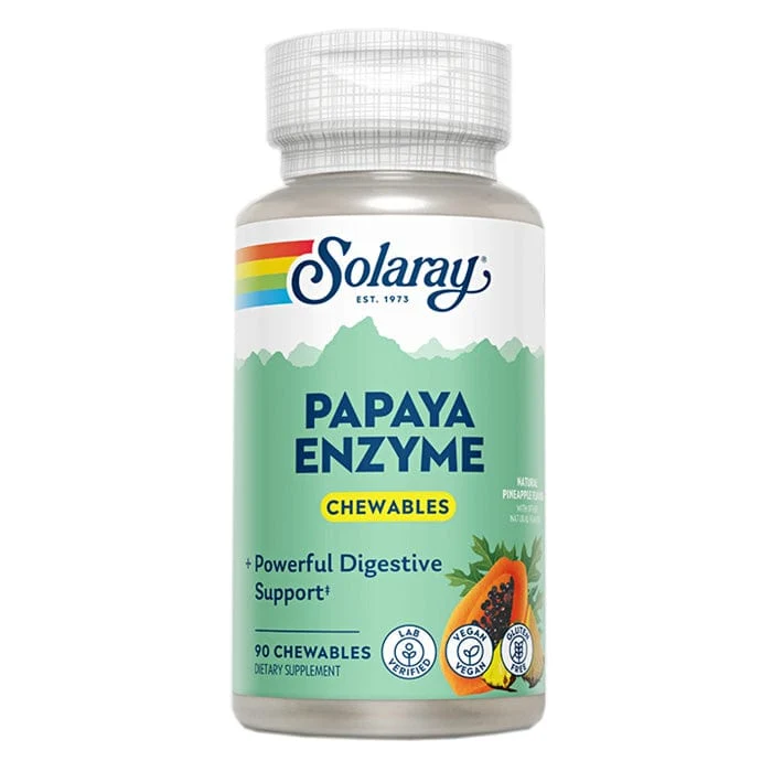 Papaja enzimi Solaray 90 tableta za žvakanje