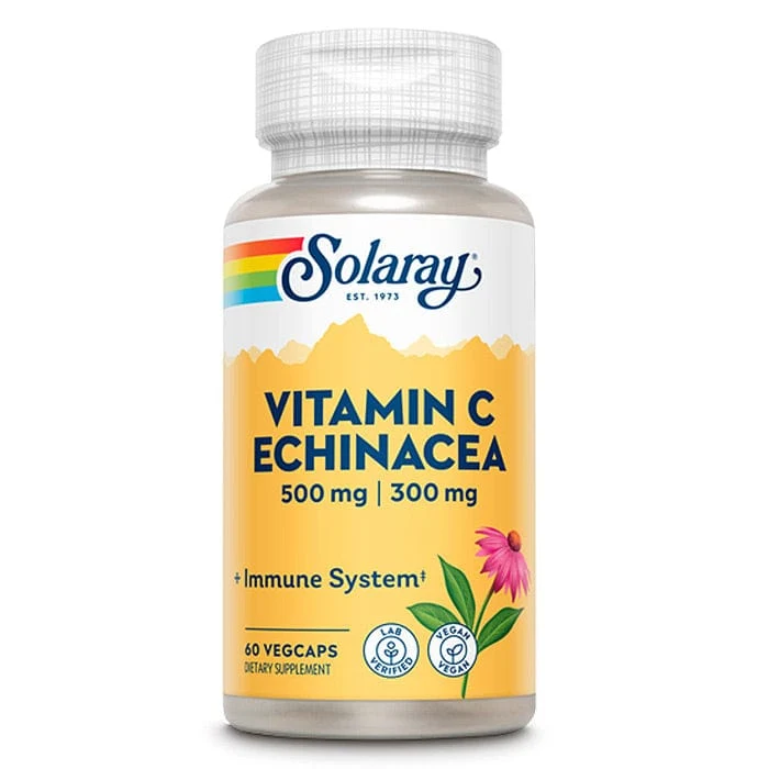 Vitamin C + Ehinacea Solaray 60 kapsula