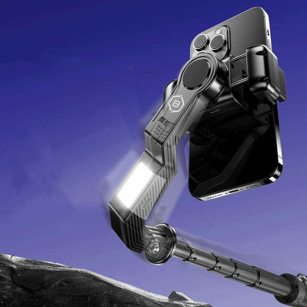 Blavec Selfie Stick Aluminium Fusion P-10 Gimbal tronožac + daljinski upravljač 1 metar crni