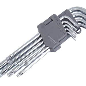 Torx ključevi 180 mm, T10 - T50, 9 kom
