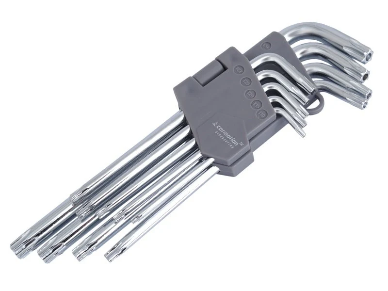 Torx ključevi 180 mm, T10 - T50, 9 kom