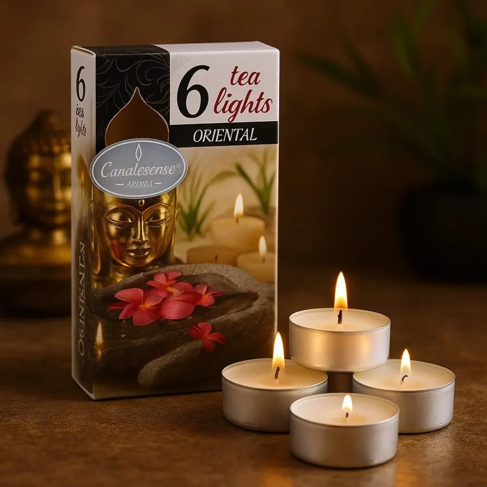 Mirisne čajne svijeće orijentalni set od 6