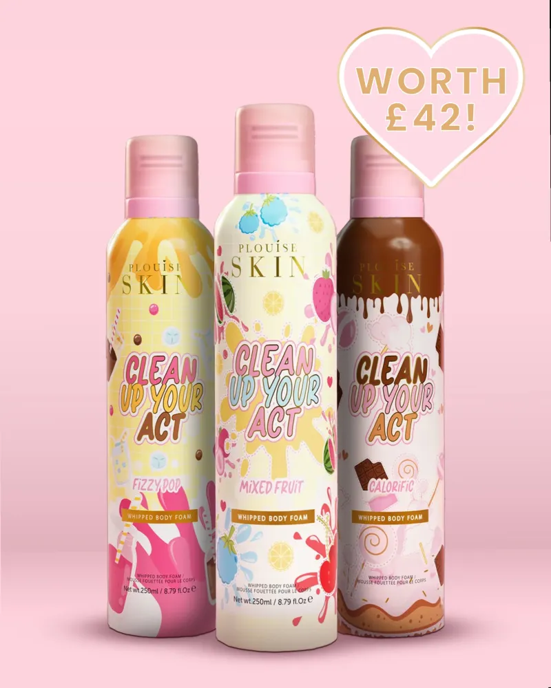 Clean Up Your Act Whipped Body Foam Trio