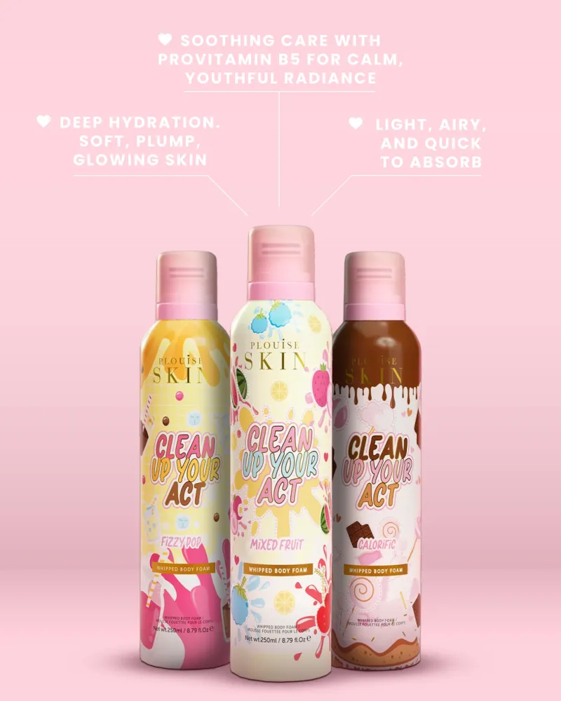 Clean Up Your Act Whipped Body Foam Trio