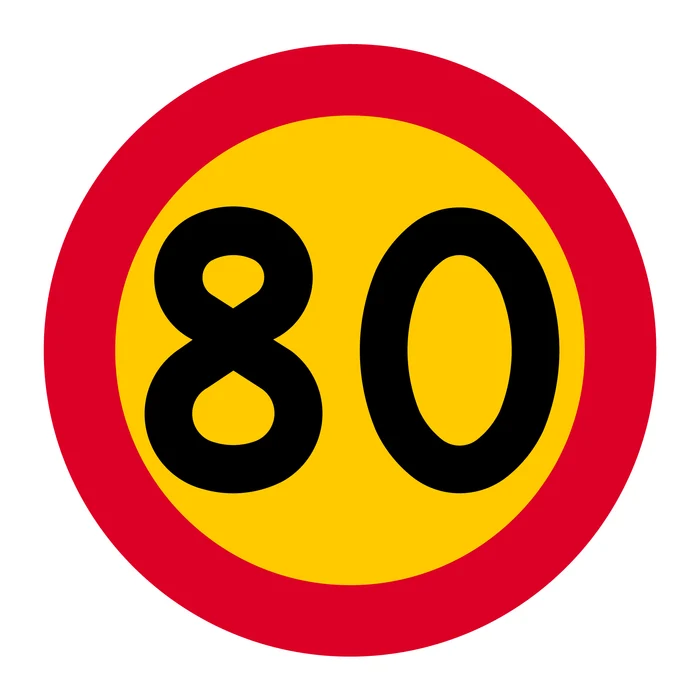 C31-8 Ograničenje brzine (80km/h)