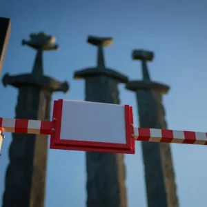 Držč znaka za sigurnosna vrata