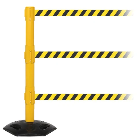 FlexiBarrier Stupić s trakom - vanjski trostruki - (3x3.4m traka)