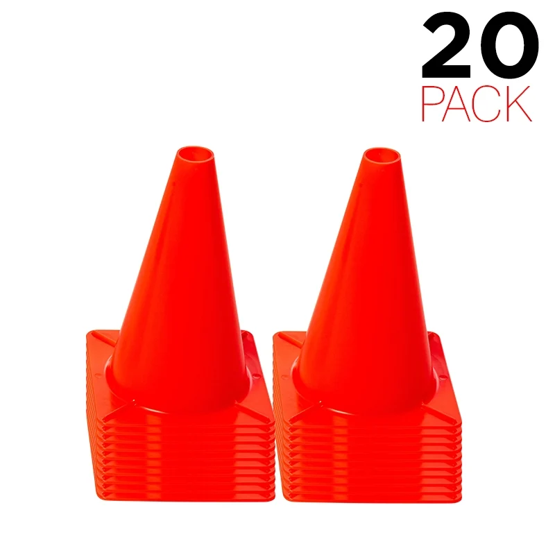 (Paket od 20) Flexibarrier Plastični prometni stožac 30cm (Fluorescentna narančasta)