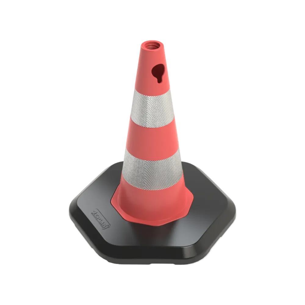 50 cm PVC Prometni stožac - dvostruko reflektirajući